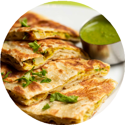 Cheese Parotta