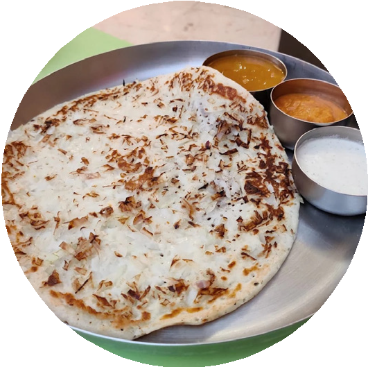 Onion Masala Dosa